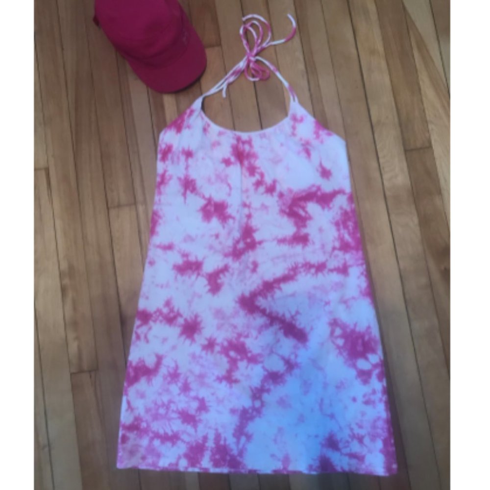 Victoria's Secret Tie-Dye Halter Mini Dress